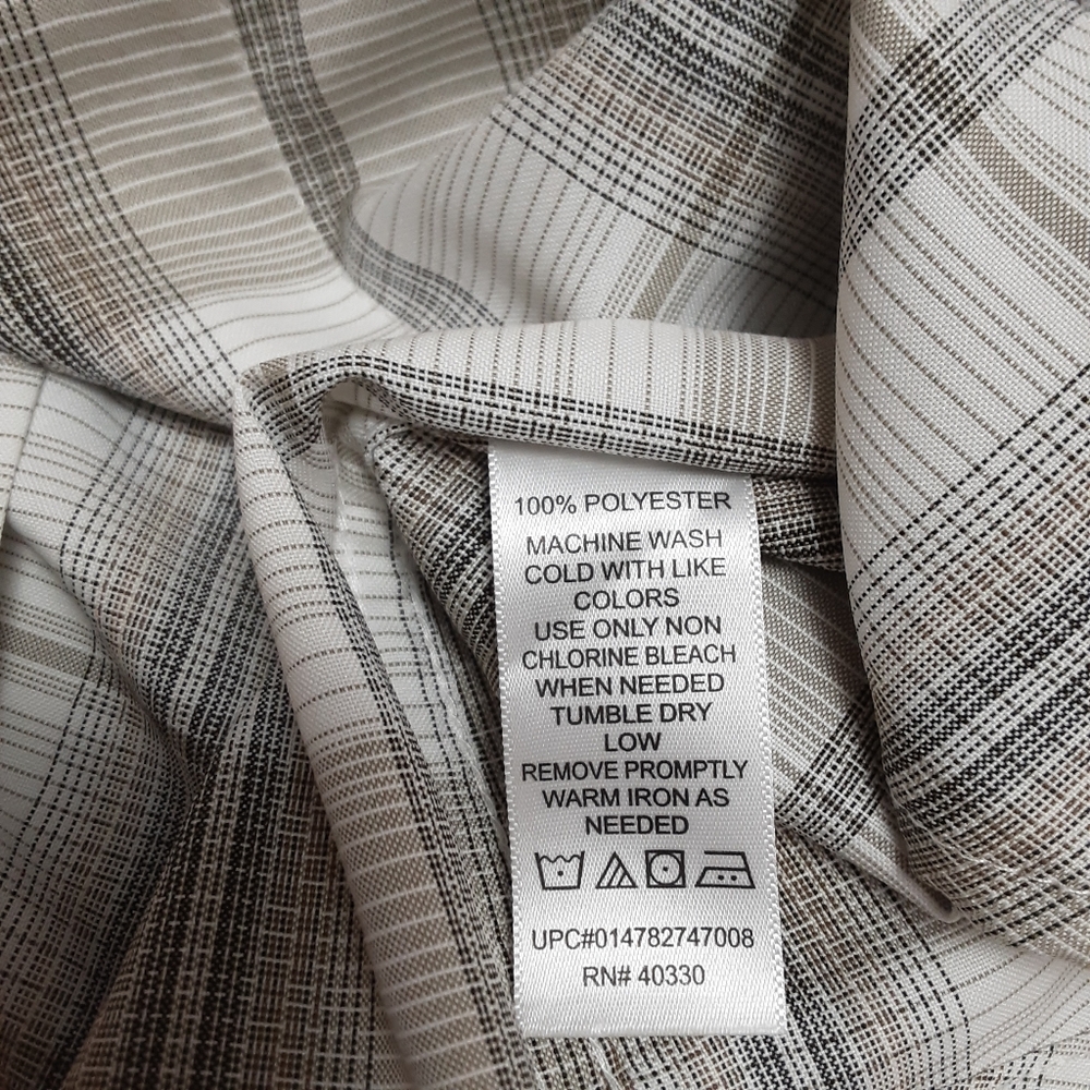Haggar Button Up Shirt Mens XL - Picture 11 of 11